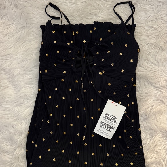 Never Fully Dressed Black and Gold Women's Dress - Picture 3 of 10